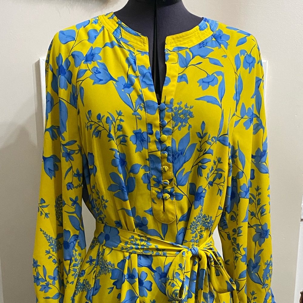 Cabi Lemon Drop Dress size large, never worn